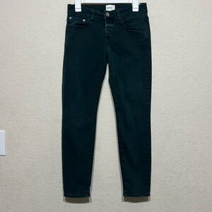 Italian made Closed green straight leg jeans size 26